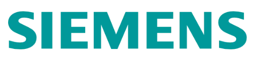 Official logo of Siemens